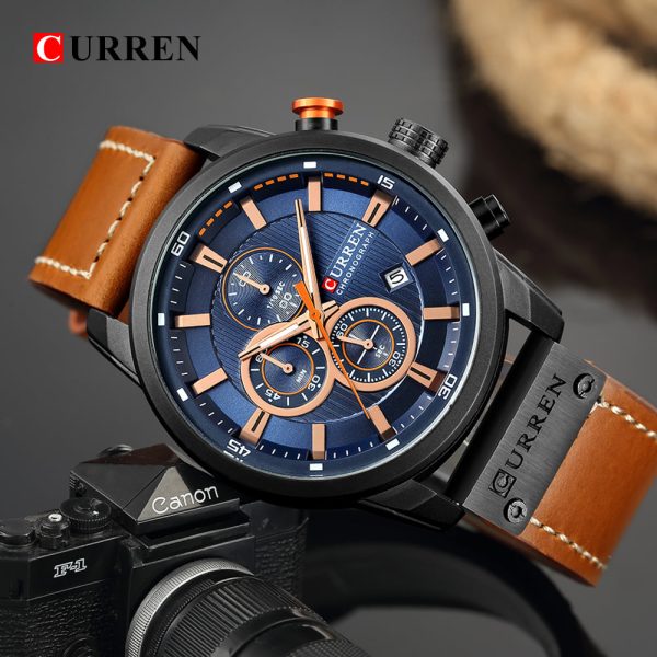 Montre pour Homme Curren 8291 Marron Fond Noir