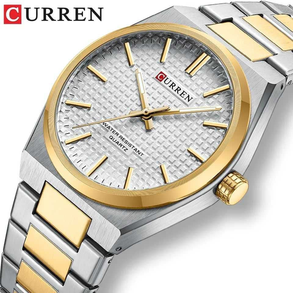 Montre pour Homme Curren 8439 Argent Doré