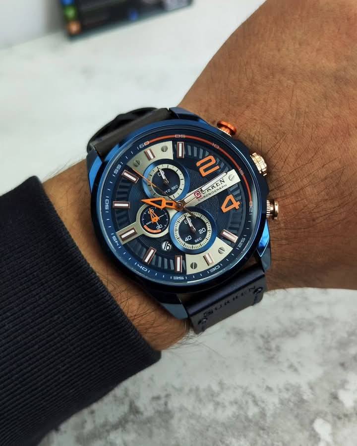 Montre pour Homme Curren 8393 Bleu