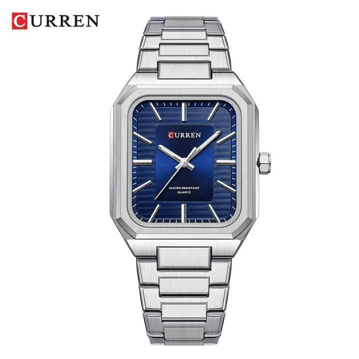 Montre pour Homme Curren 8457 Argent Fond Bleu