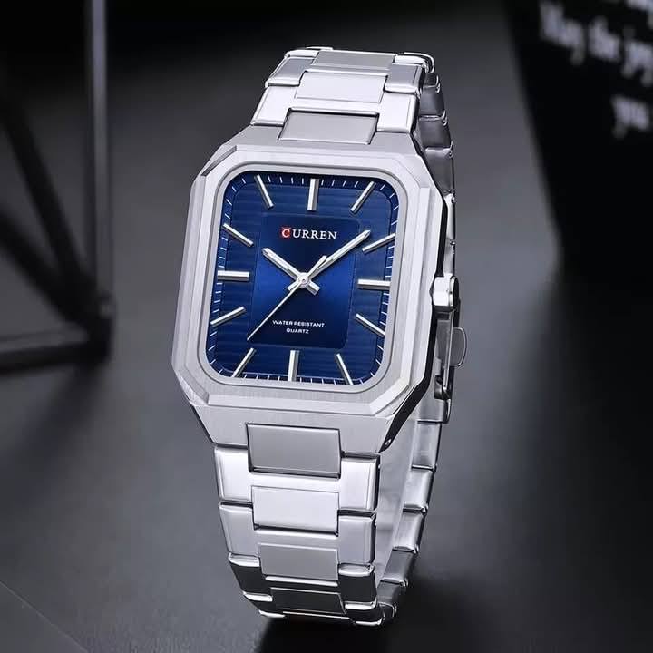 Montre pour Homme Curren 8457 Argent Fond Bleu