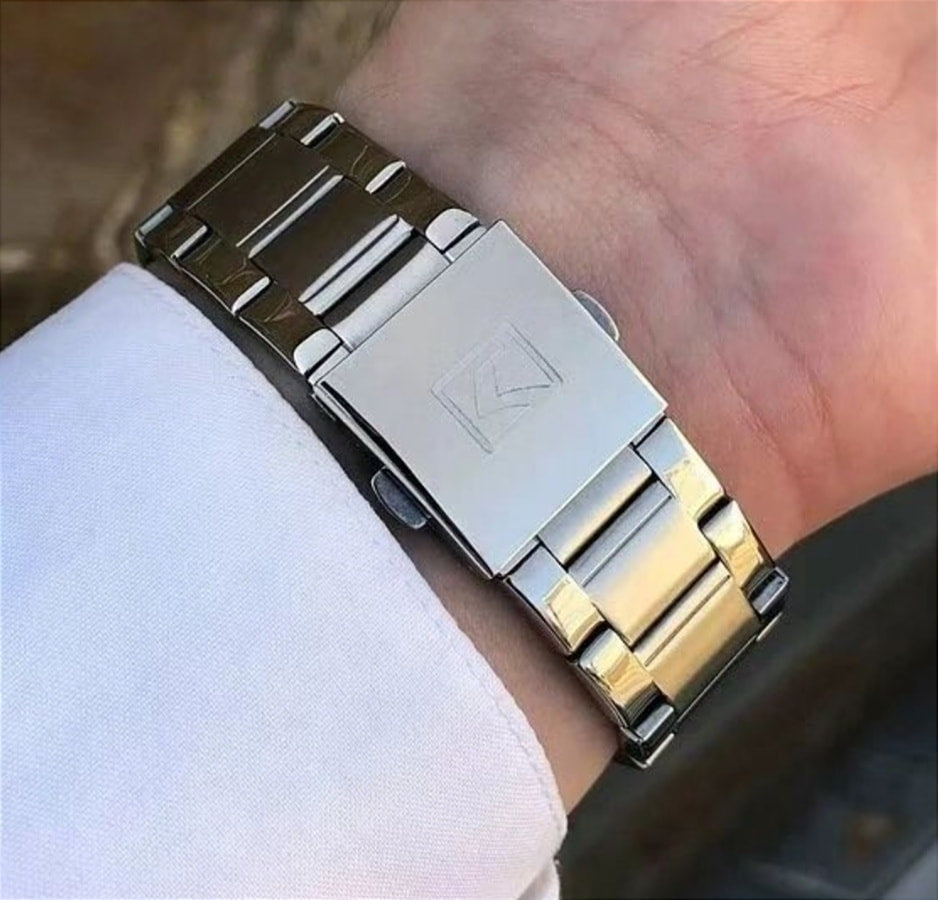 Montre pour Homme Curren 8355 Argent Fond Noir