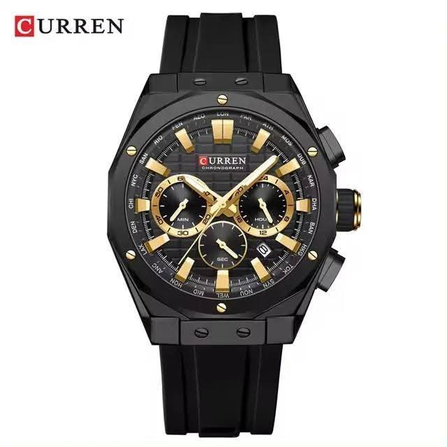 Montre pour Homme Curren 8464 Noir Doré