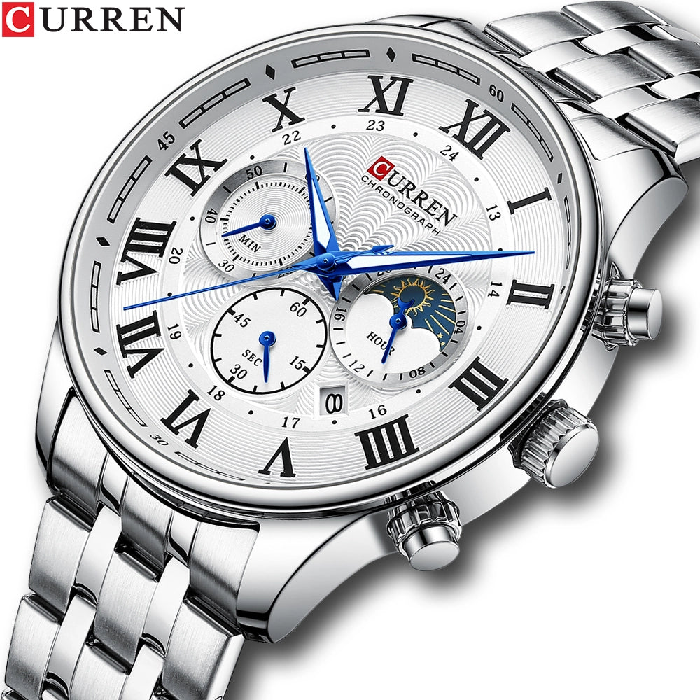 Montre pour Homme Curren 8427 Argent Fond Blanc