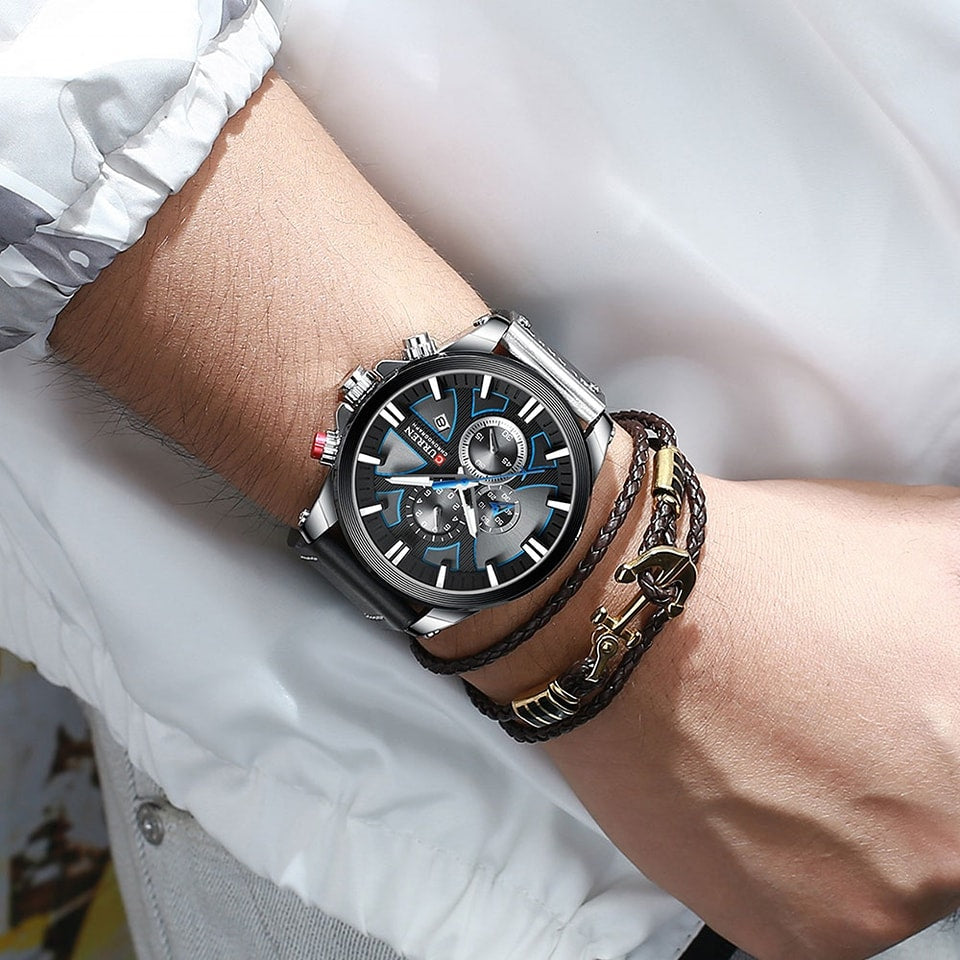 Montre pour Homme Curren 8346 Noir Argent