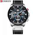 Montre pour Homme Curren 8346 Noir Argent