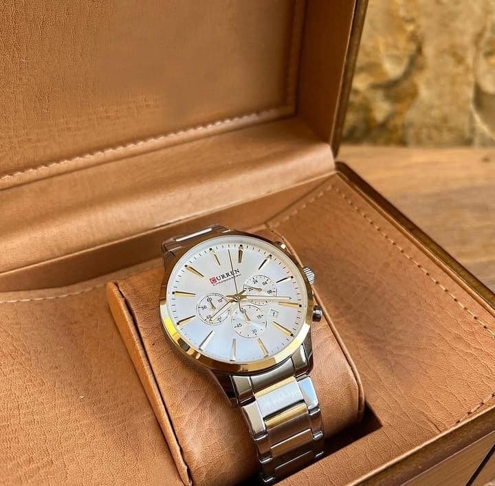 Montre pour Homme Curren 8435 Argent Doré