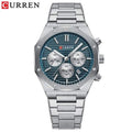Montre pour Homme Curren 8440 Argent Fond Bleu