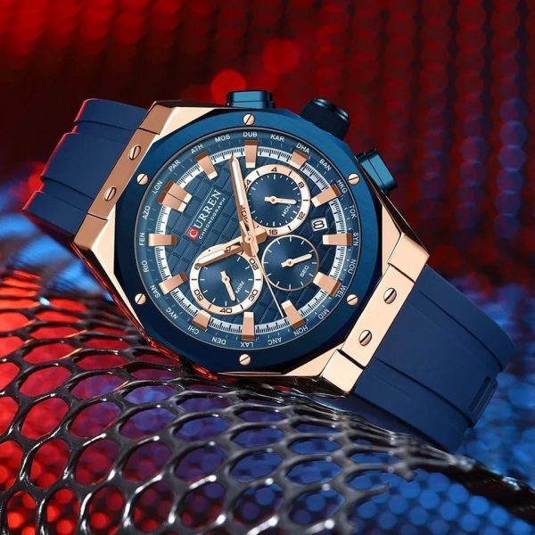 Montre pour Homme Curren 8464 Bleu