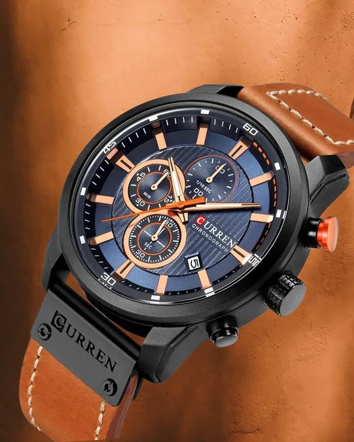 Montre pour Homme Curren 8291 Marron Fond Noir