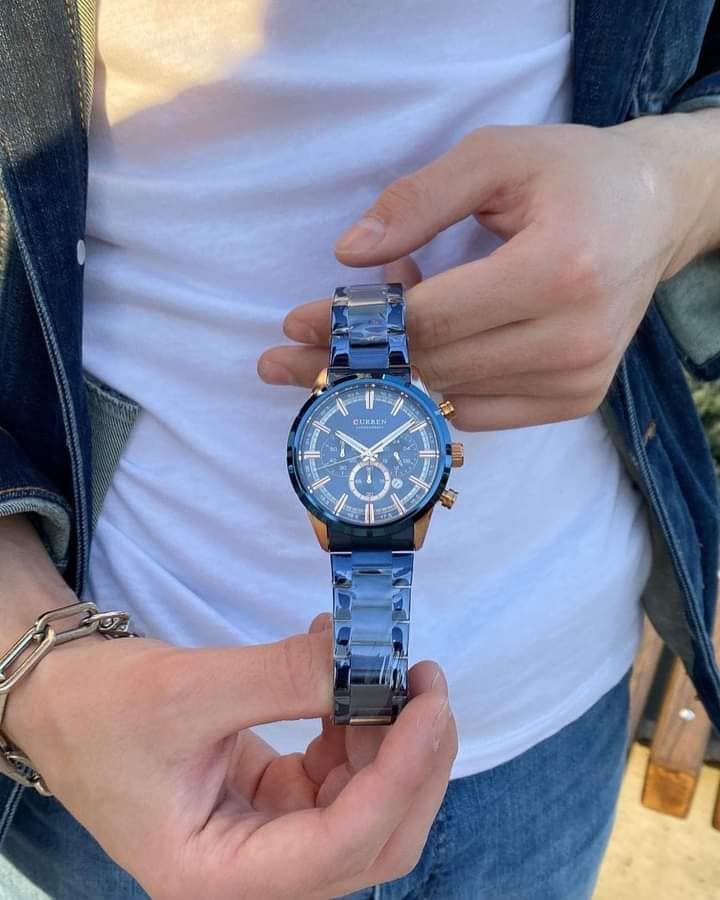 Montre pour Homme Curren 8355 BLEU