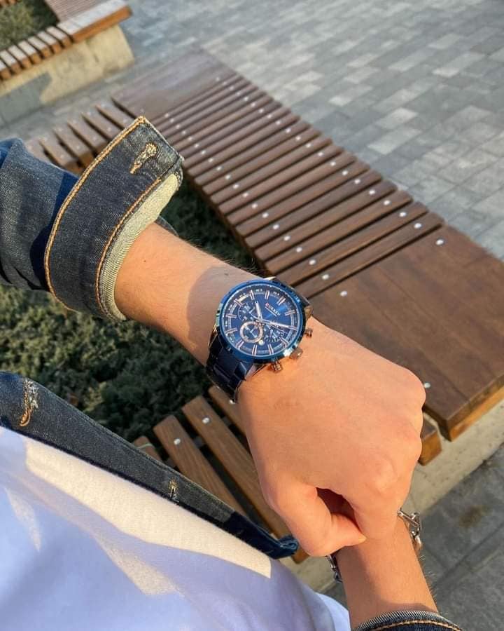 Montre pour Homme Curren 8355 BLEU