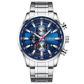 Montre pour Homme Curren 8351 Argent Fond Bleu