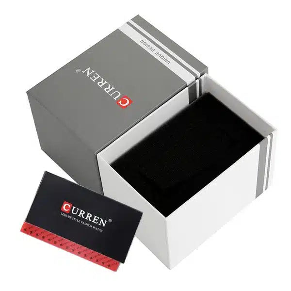 Montre Homme Curren 8355 Argent Fond Bleu