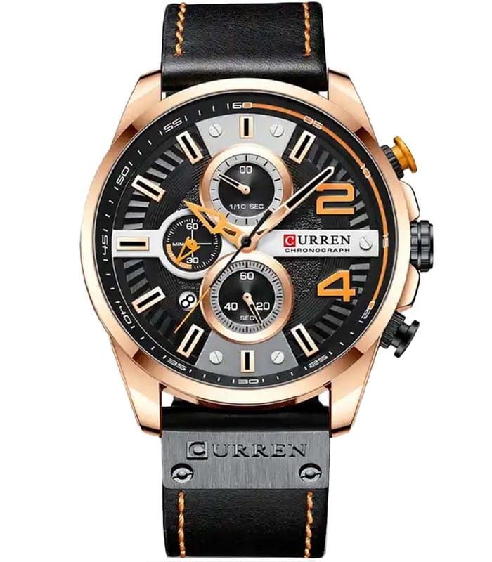 Montre pour Homme Curren 8393 Noir Orange
