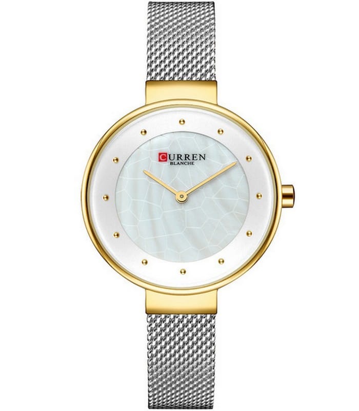 Montre pour Femme Curren 9032 Argent Doré