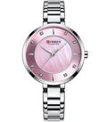 Montre pour Femme Curren 9051 Argent Fond Rosé