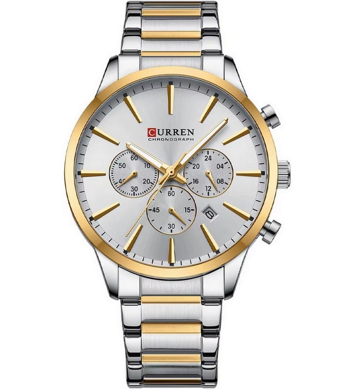 Montre pour Homme Curren 8435 Argent Doré