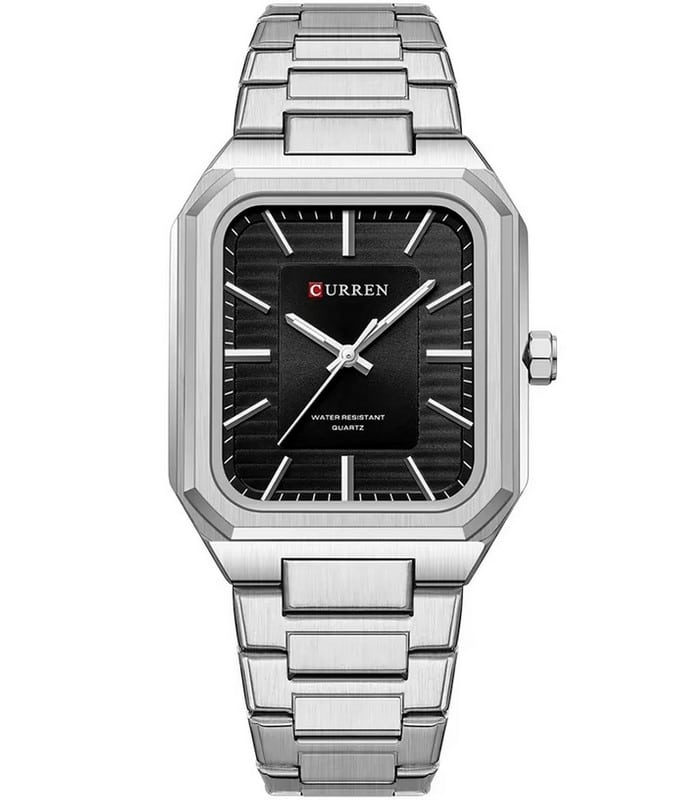 Montre pour Homme Curren 8457 Argent Fond Noir