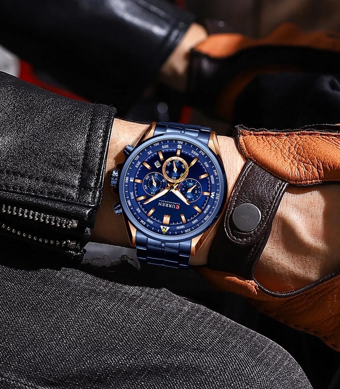 Montre pour Homme Curren 8399 Bleu