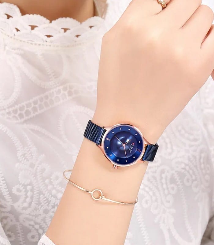 Montre pour Femme Curren 9036 Bleu