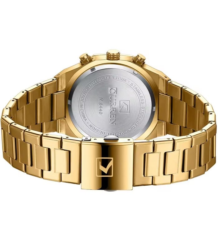 Montre pour Homme Curren 8440 Doré Fond Noir