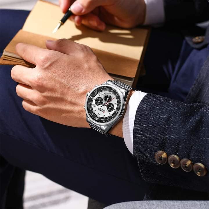 Montre pour Homme Curren 8399 Argent